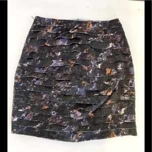 Urban Outfitters Black tiered skirt Silence & Noise